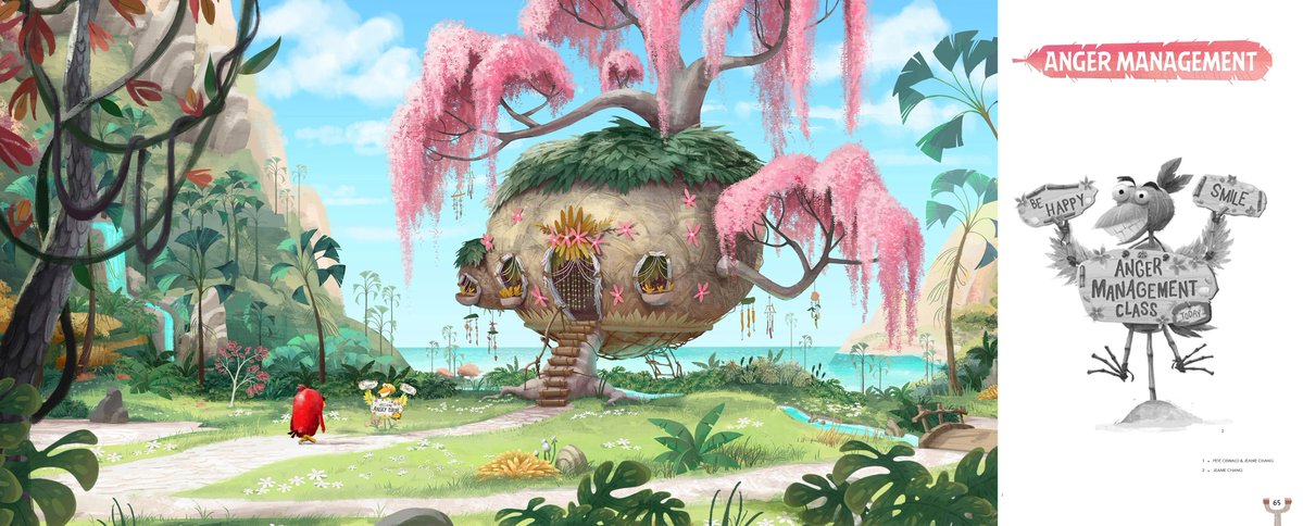 las4ga's tweet photo. I love how the Anger Management Class thing reads to me as a somewhat allegory of how within a close-minded society, neurodivergent people will all get boxed up into a singular label and are treated to be the same type of ""issue to be resolved""

#AngryBirds https://t.co/z7crAkV46A