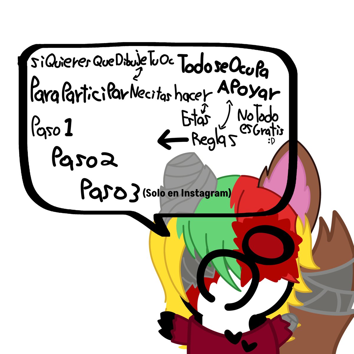 almadance145's tweet photo. Solo léelo :D y voy a dibujar tu oc ❤️✨ 
#digitalart #digital #Oc https://t.co/iW2WOIEXO8
