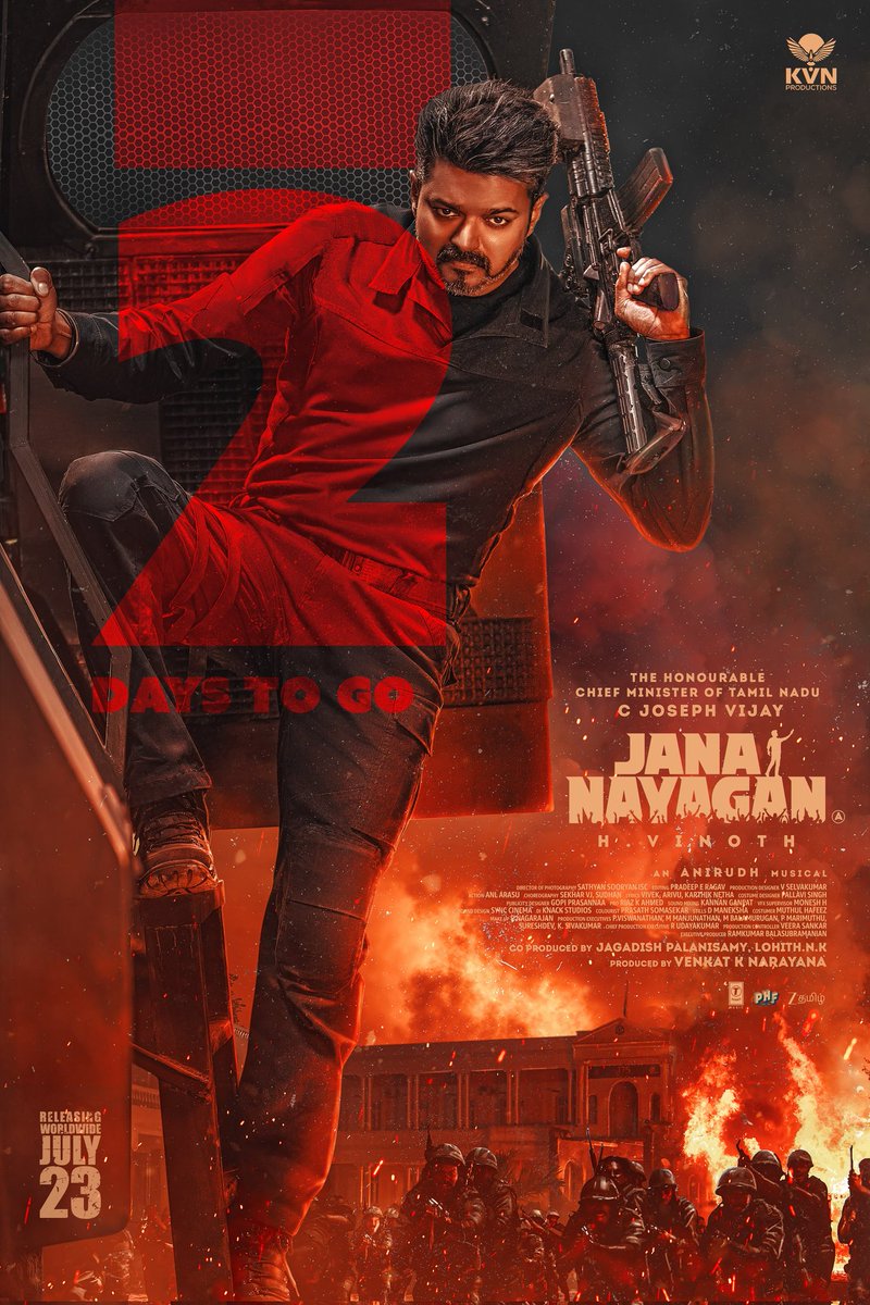 rameshlaus's tweet photo. 🔥 #JanaNayagan storms past 500K+ ticket sales on BookMyShow, with still 2 DAYS to go for release!

The HIGHEST for any Tamil film released in 2026 so far — Thalapathy Vijay’s box-office rampage has already begun! 🔥📈 https://t.co/9se5lS0CWX