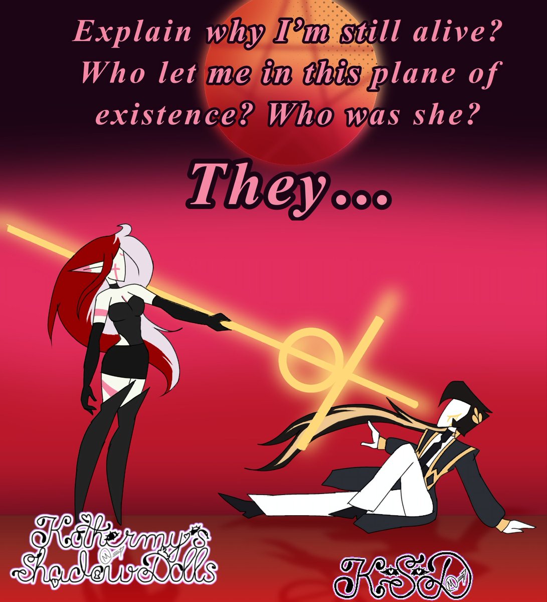 KothAndShadows's tweet photo. Esta es la última viñeta pero ya no me cabía JSKAJA #hazbinhoteloc https://t.co/lQdXVoUsHY