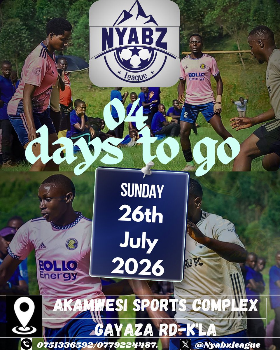 Nyabzleague's tweet photo. After playing only one game on the 1st outing,  will Akarere FC use the game in hand advantage to narrow the gap on the standings?

Catch all the action this Sunday the 26th of July 2026 at Akamwesi Sports Complex. 

Plan not to miss.

#Nyabzleague_season_3 https://t.co/9xMmU3Rn1H