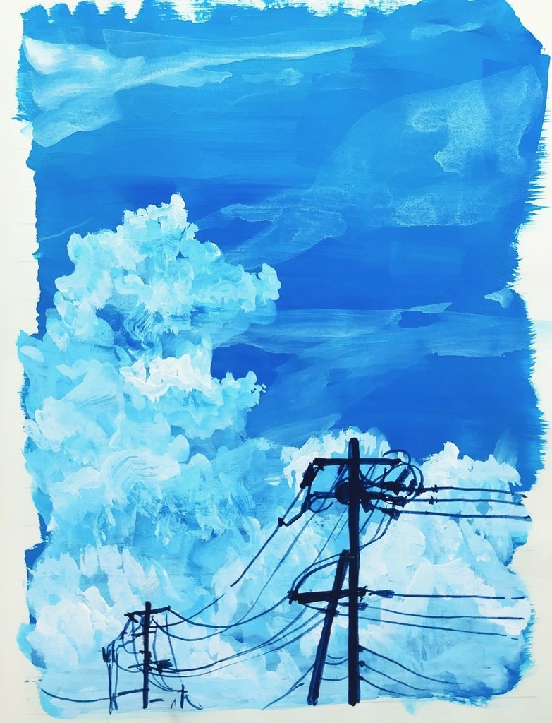 guppi_flyfish's tweet photo. 夏が好きです
#イラスト
#アナログ画 https://t.co/HRmAAaFg0T