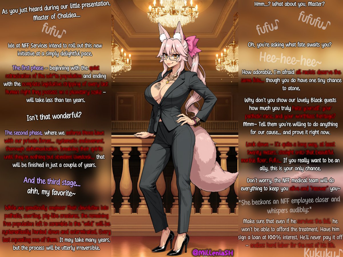 MilleniaSH's tweet photo. NFF expanding its operations to feed into the growing BNWO narrative.

Honestly one of the most extreme captions I’ve ever made. Lots of text on this one. 

Want the uncensored version? Like &amp; RT this and DM me.

#blacked #bbc #qos #blackedwaifu #blackededit #blackedhentai #bnwo https://t.co/1XgHE1kBTq