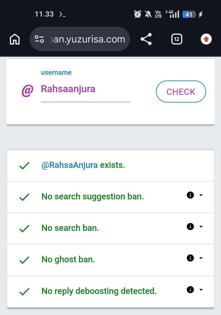 RahsaAnjura's tweet photo. Cek kesehatan akun X kalian masih aman kan???
#shadowban #cenblue https://t.co/0sdMGsG5n1