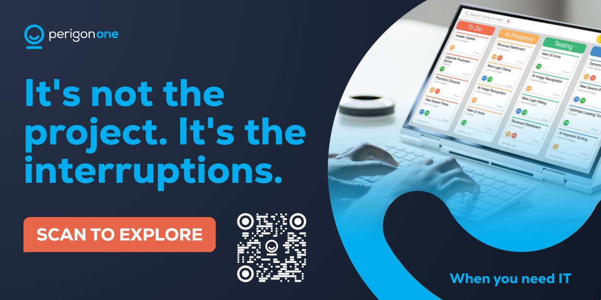 PerigonOne's tweet photo. Projects don't stall because they're too complex.

They stall because your IT team is constantly switching priorities.

Co-managed IT keeps your team focused on strategic work while we handle the day-to-day.

👉 Book a quick discussion: https://t.co/hezFChy0Ta

#ManagedIT https://t.co/mz2eXZnhfP