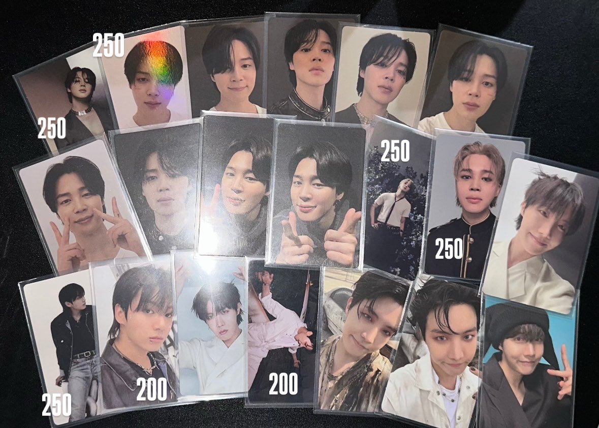 jkkscart's tweet photo. ꒰ wts | lfb | ph ꒱

bts assorted pc (jimin / jungkook / jhope)
╰ pcs without price: 
╰ jimin face album photocard — 100ea
╰ jhope jitb album photocard — 100ea

⩩ good condition
⩩ onhand

mop: gcash / maya / bdo
mod: ggx direct / jnt / sdd (within metro manila)

#jkkscart https://t.co/9RArjnaStn