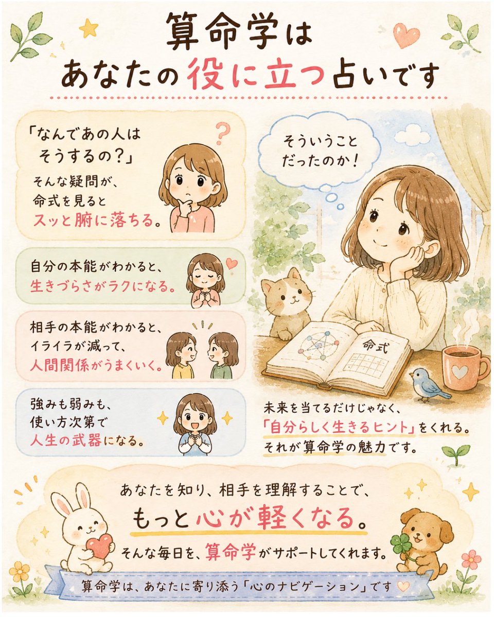 もこ|算命学カウンセラー tweet media