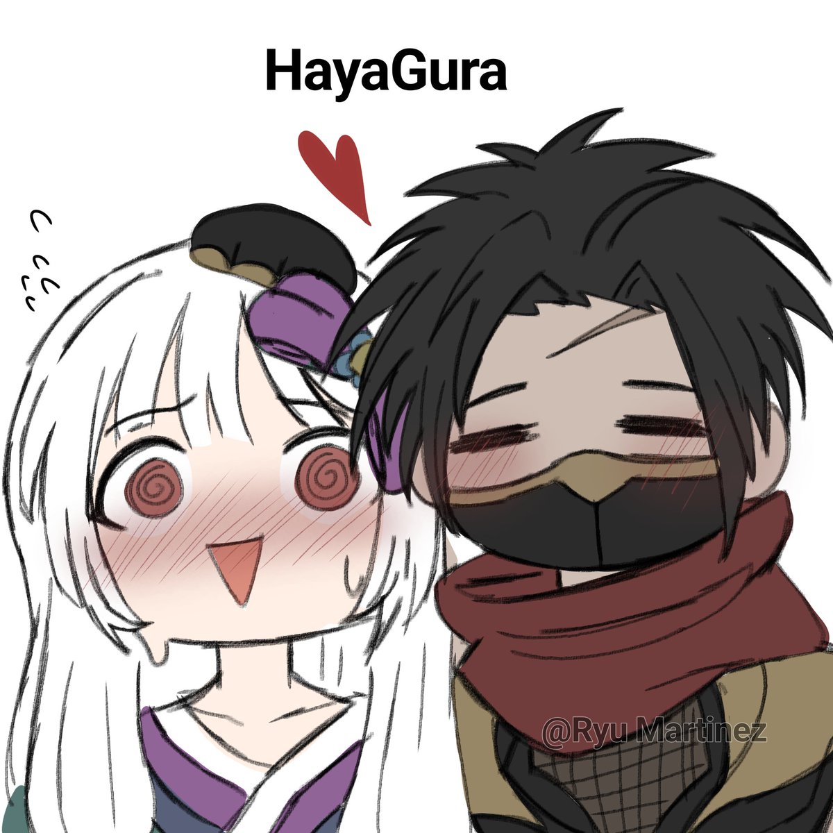 Ryu102778's tweet photo. Hayagura and HiraBi #MLBB #kaguraMLBB #hayabusaMLBB #HanabiMLBB #Hiraramlbb #ship #fanart https://t.co/gkBRP1ciSC