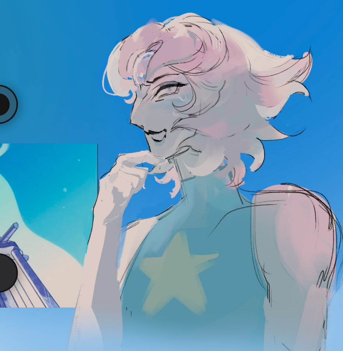 makeuramends's tweet photo. [ #stevenuniverse ] redraw of the scene thats was mere seconds before despair https://t.co/oJQSSf0c2t