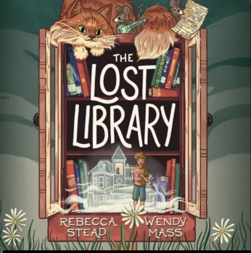 LibraryKirkL's tweet photo. “Being a great reader means feeling something about books.” 

What a lovely quote from  Rebecca Stead and @wenmass in The Lost Library. https://t.co/BMlKUvnfib