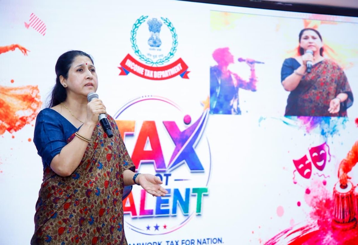 IncomeTaxMum's tweet photo. Tax Got Talent – Season 2 concluded successfully on 17 July 2026 as part of the 167th Income Tax Day celebrations, witnessing enthusiastic participation from officers and staff across the Mumbai Region.

Inaugurated by Shri Alok Kumar, Pr. Chief Commissioner of Income Tax, Mumbai, the event featured over 75 performances, including music, dance, poetry and other cultural presentations, showcasing the remarkable talent within the Department.

@IncomeTaxIndia @nsitharamanoffc @FinMinIndia @officeofPCM @PIB_India @PIBMumbai

#IncomeTaxDay #Mumbai #TaxGotTalent #TeamSpirit #Culture #IncomeTaxDepartment