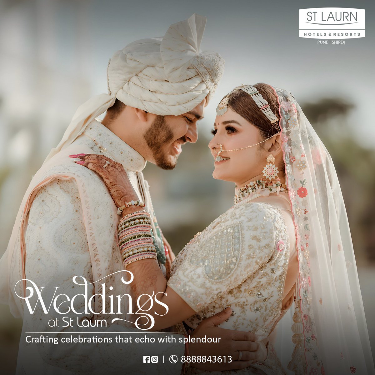 StLaurn_'s tweet photo. Craft your dream wedding with unmatched splendour at St Laurn Hotels &amp; Resorts. Where every moment becomes a memory.

📞 8888843613

#StLaurnWeddings #LuxuryCelebrations #Pune #Shirdi #WeddingVenue https://t.co/umYMTH4ovK