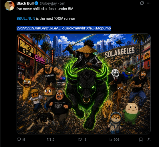 LoidForgr's tweet photo. @Luis199499 @obeyguy I saw that too. When I checked the CA, it was at a 3K market cap. 😅 https://t.co/kN3lw9DyQX