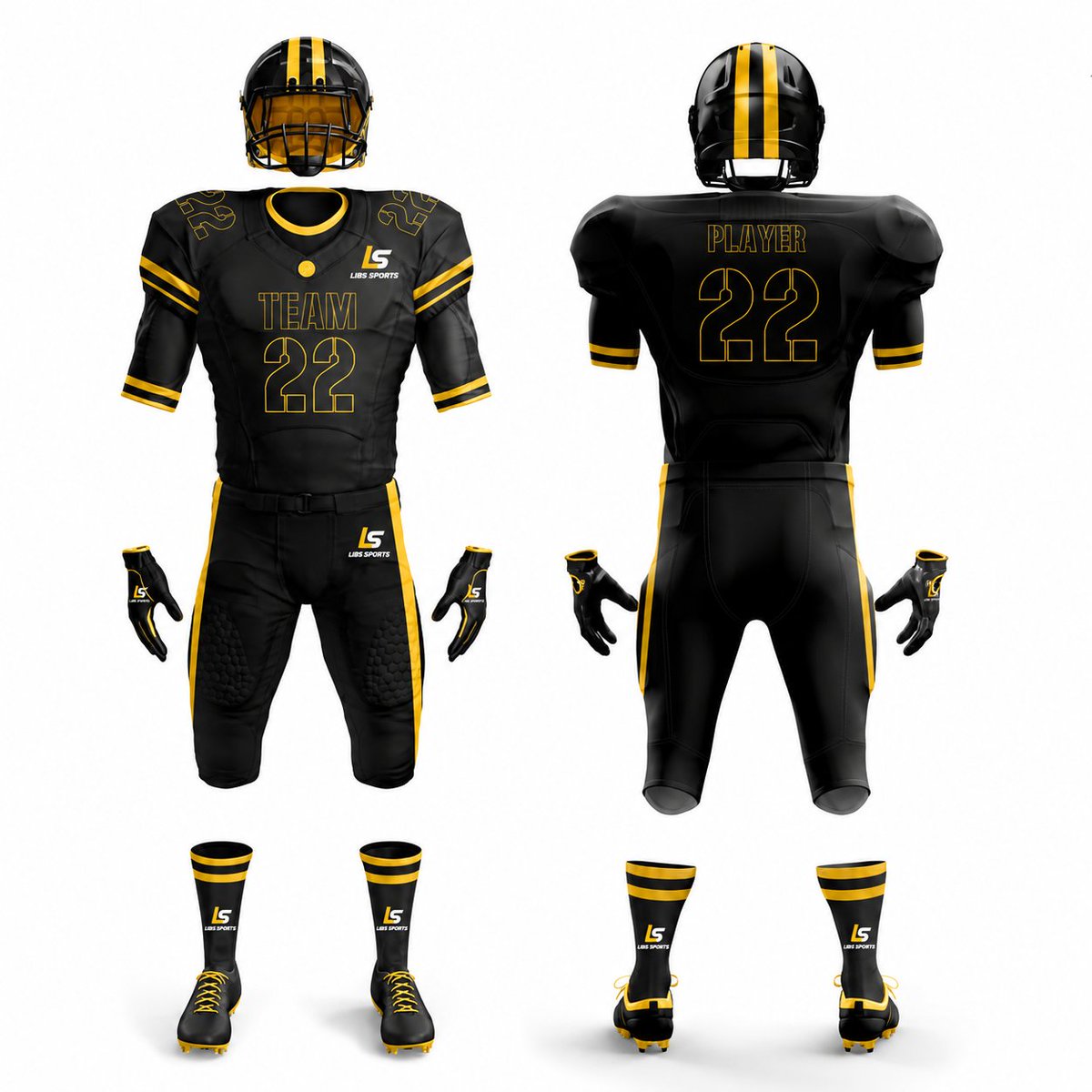 LibsSports's tweet photo. Customized American Football Uniform Kit

Contact Us for samples or Bulk Orders
#americanfootball
#USA
#sportswear
#uniforms
#sports https://t.co/oT8lhT7GyI