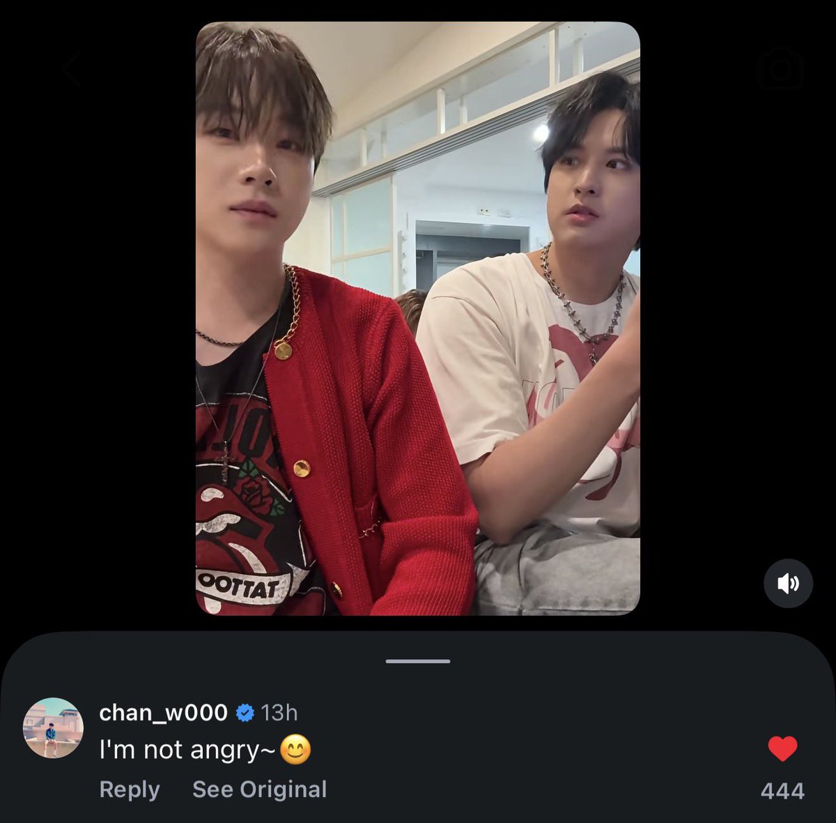 Yaya_iKONIC's tweet photo. Acting so good that he had to clarify he wasn't angry…🤣🤣 https://t.co/ml00b5F4AY