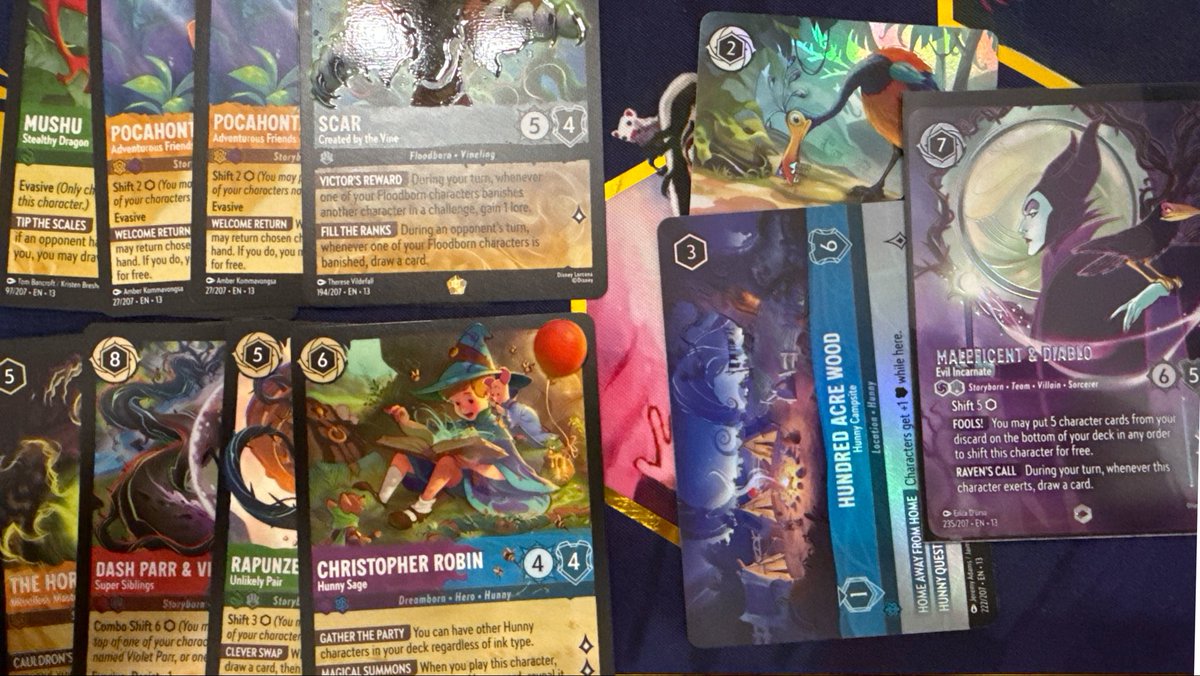 Kitkaton's tweet photo. Decided to get a box of Attack of the Vine from my LGS as I get back into Lorcana and it sure did not disappoint 😮‍💨 https://t.co/fBKzYKDo2w