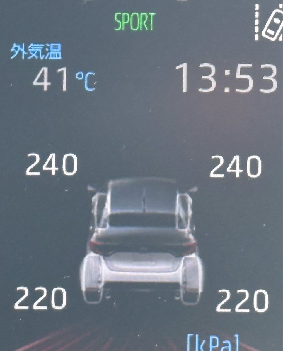 blackjackflash's tweet photo. 外気温、、、 https://t.co/6GhAttMt3S