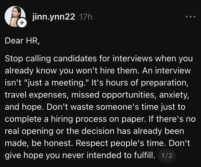 faridaffy's tweet photo. Couldn't agree more. Jangan harapkan candidates je profesional, tapi diri sendiri pun kena profesional dulu. Jelas semua? https://t.co/VGk5M2lQWs