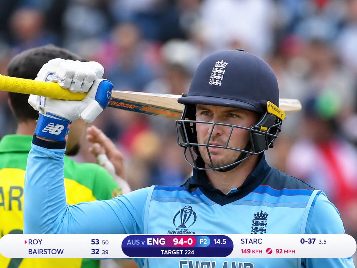 atsillypoint's tweet photo. England were nearly knocked out of their own World Cup in the games Jason Roy missed. He came back, made 66, and they never lost again.

Happy birthday, Jason Roy, and on his birthday, let us correct the record on 2019.

When people dissect England’s historic World Cup win, the story always defaults to Eoin Morgan’s leadership or Ben Stokes at Lord’s. Fair enough, both mattered. But the plain truth is that England’s entire hyper-aggressive blueprint depended on Jason Roy’s presence at the top.

The tournament itself ran the experiment for us. Mid-campaign, Roy tore his hamstring and missed crucial group games. With Roy in the side, England lost just once all tournament. In the games he missed, they suffered shock back-to-back defeats to Sri Lanka and Australia, and the favourites stood on the verge of elimination in their own World Cup. Then he returned against India, blasted 66 off 57, and England did not lose another game on their way to the trophy.He was the pressure valve, the man whose intent up top made everyone else’s aggression possible.

If you had told me in 2019 that Roy would fade from relevance within a few years, I would have laughed at you. It is slightly sad that we only catch him in a few matches now. But everyone has their peak time, and peak Roy in ODIs, through 2018, 2019 and that World Cup, was one of the finest executioners of pace bowling the format has seen, central to the greatest ODI side England ever built.

Good memories, Jason. The trophy has your fingerprints all over it, whatever the highlight reels say.