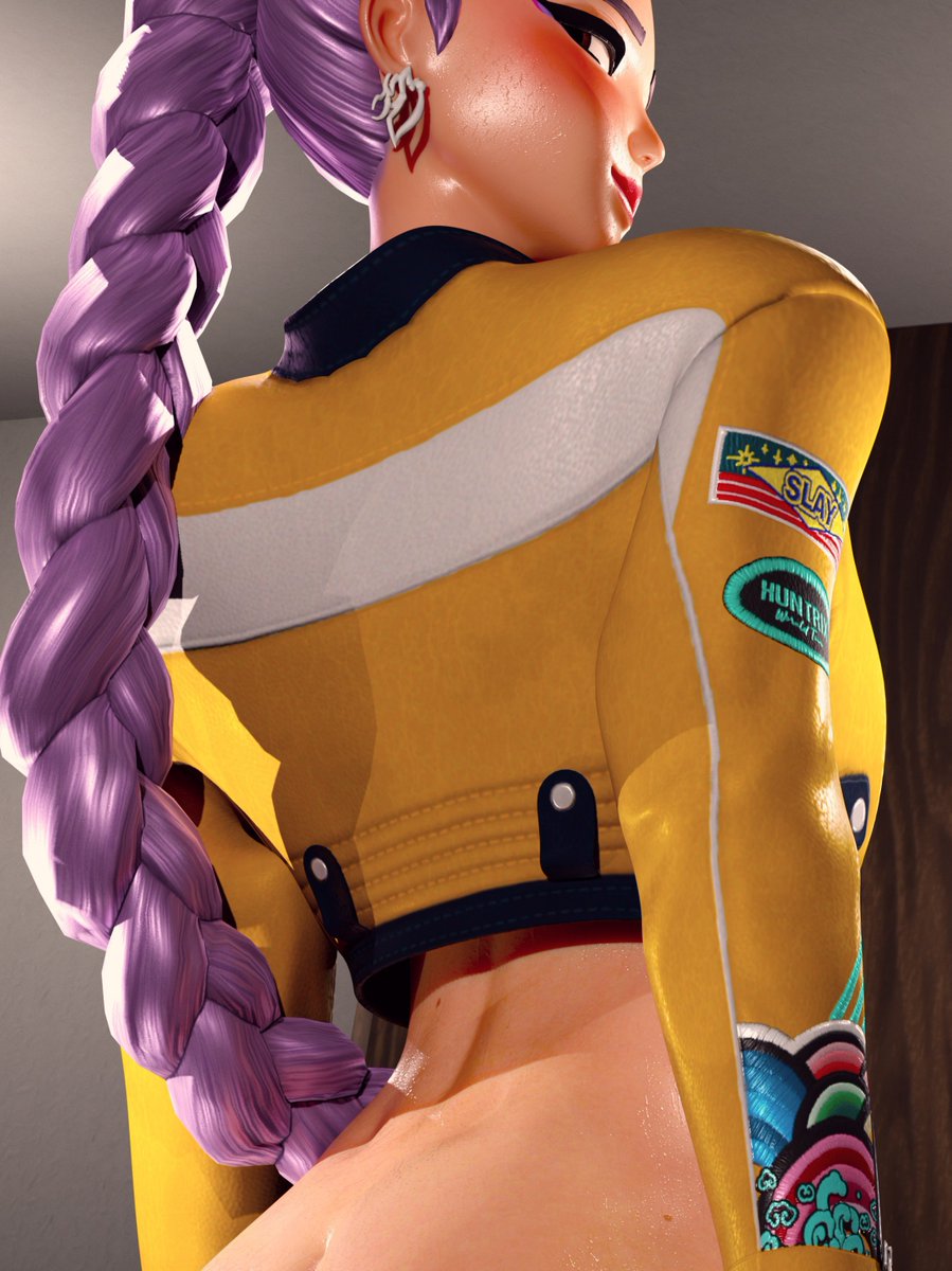 PowerAnamoly's tweet photo. Rumi backshot?😳

Model by: @x_RedEyes 

#kpopdemonhunters #rumi #huntrix #sfm https://t.co/6vMRziZwio