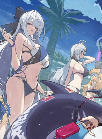 Also Astra and Evelyn swimsuits!! So cute Velina and Yi Xuan