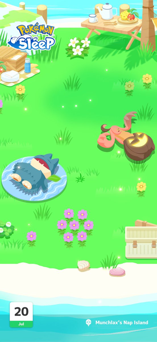 iBenBrown's tweet photo. Munchlax, please take good care of him.  #PokemonSleep3rd https://t.co/ooxvbXBvZy