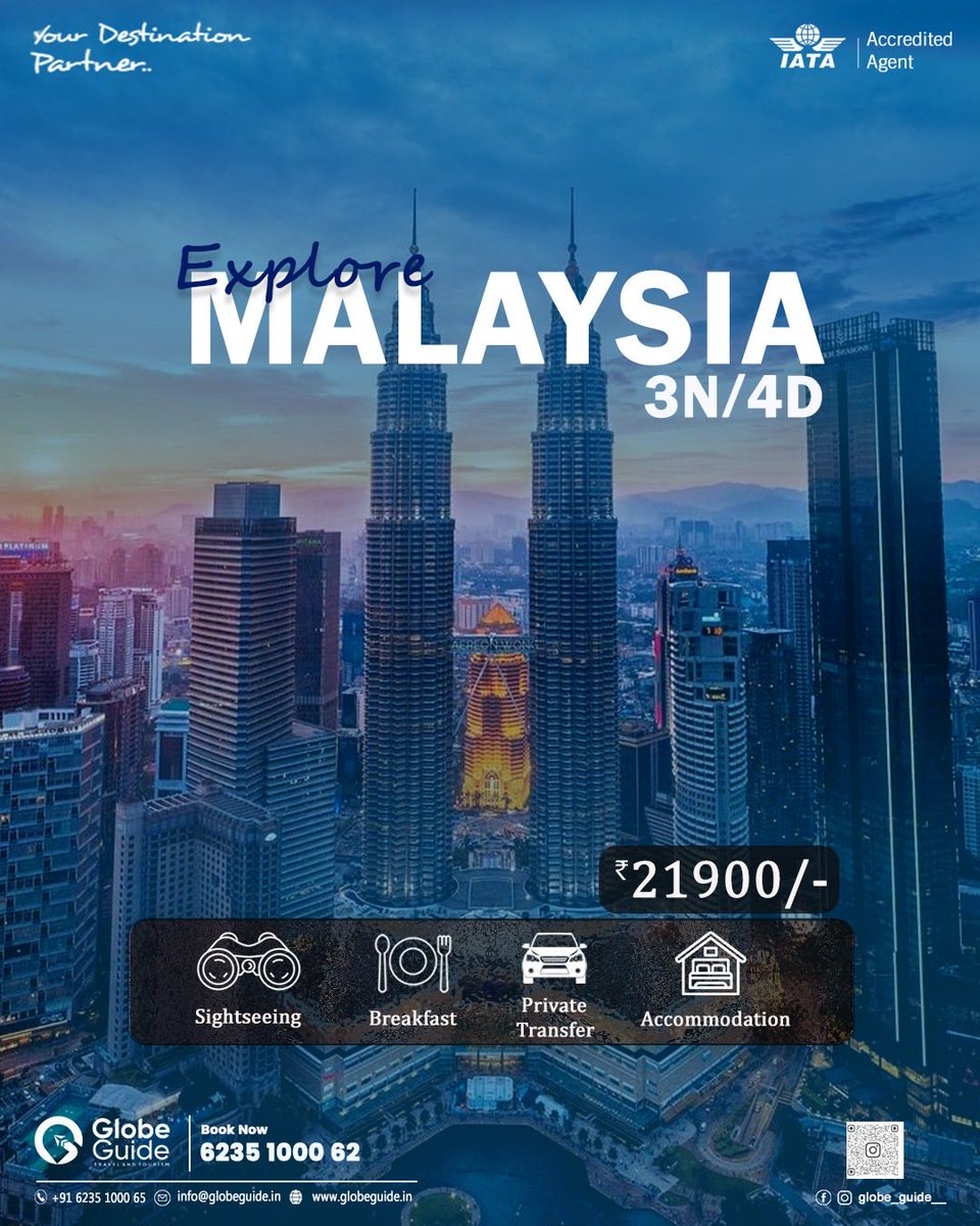 GuideGlobe33959's tweet photo. 🌏 New destination, new memories.
    Malaysia is waiting for you! 🇲🇾
   📩 DM us for details. https://t.co/gk4BO3JILp