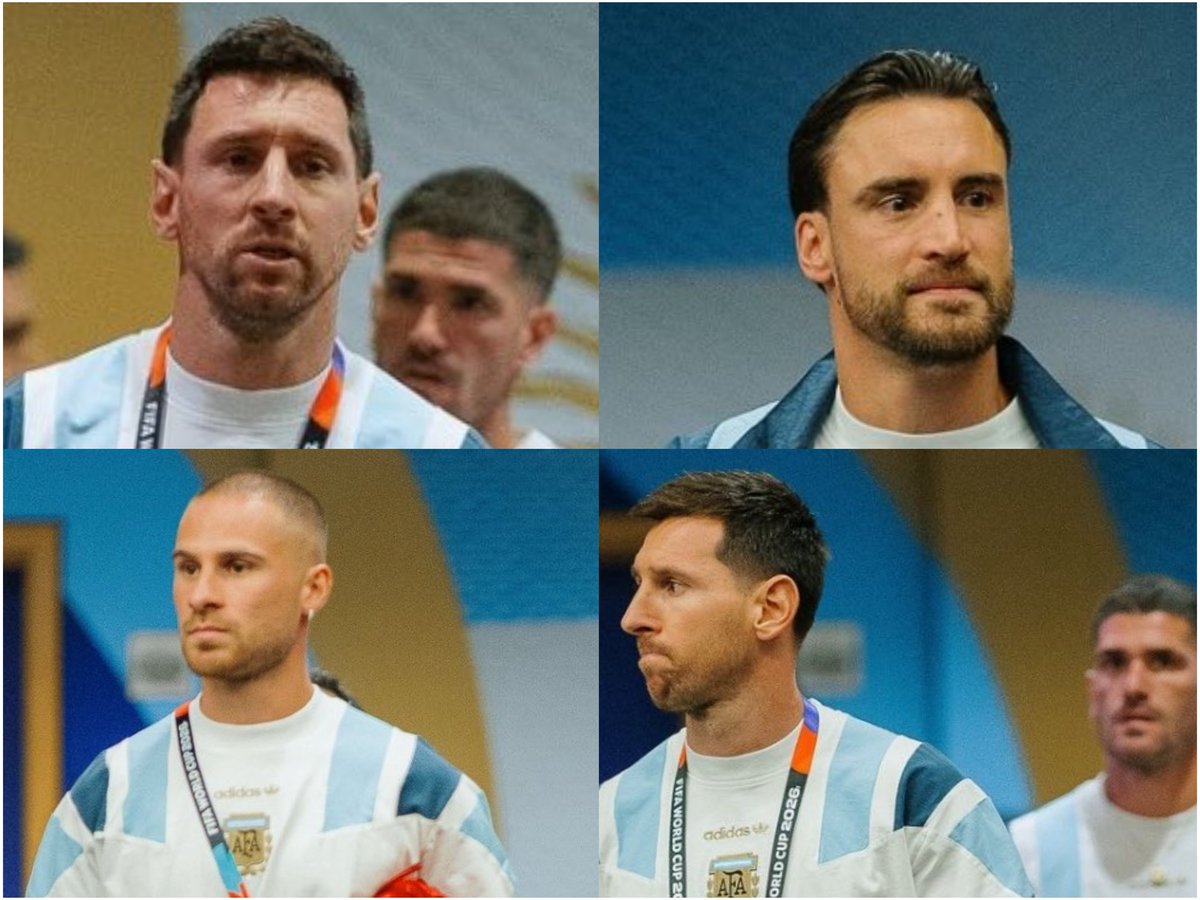 Argenpoirot's tweet photo. No son imagenes luego de perder contra España, son de ANTES. 

El partido ya estaba perdido.

Por que Argentina hizo un juego como jamas habia hecho? Por que ese discurso de Messi? Por que el llanto de Fernandez? Por que Paredes buscando la expulsion? 

Lo quiero preso a Tapia https://t.co/ibH2874ZL8