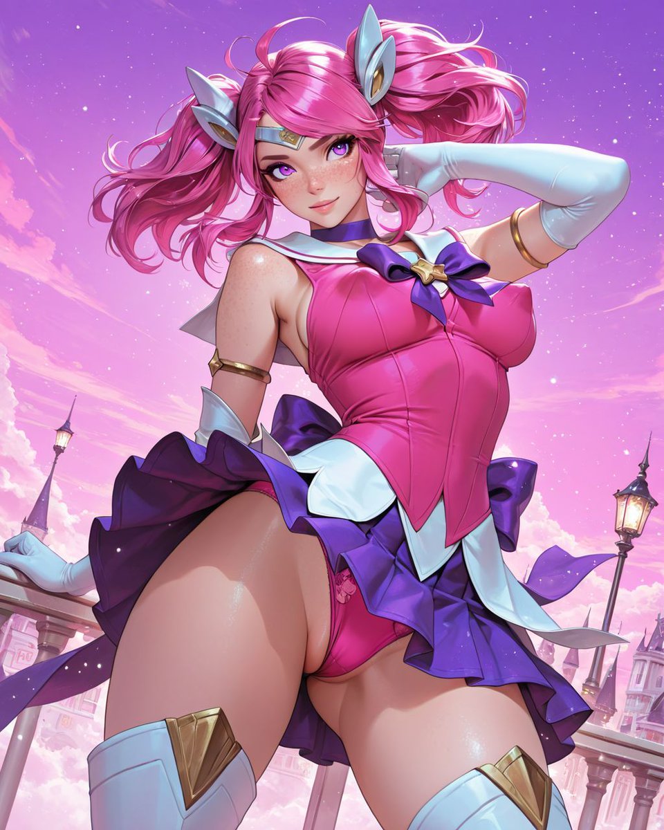 ADNIA_IA's tweet photo. Clean #StarGuardian #Lux #Luxana #LeagueOfLegends #aiart https://t.co/aP76rwdjDw