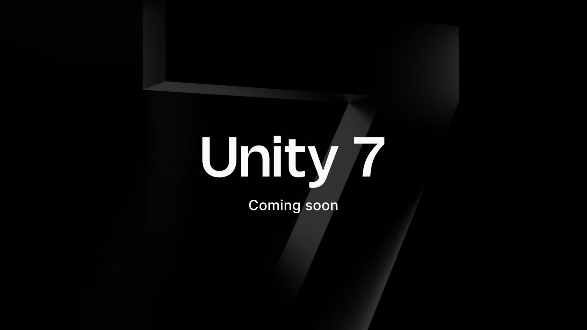 Unity 7 engine announcement and graphics improvements