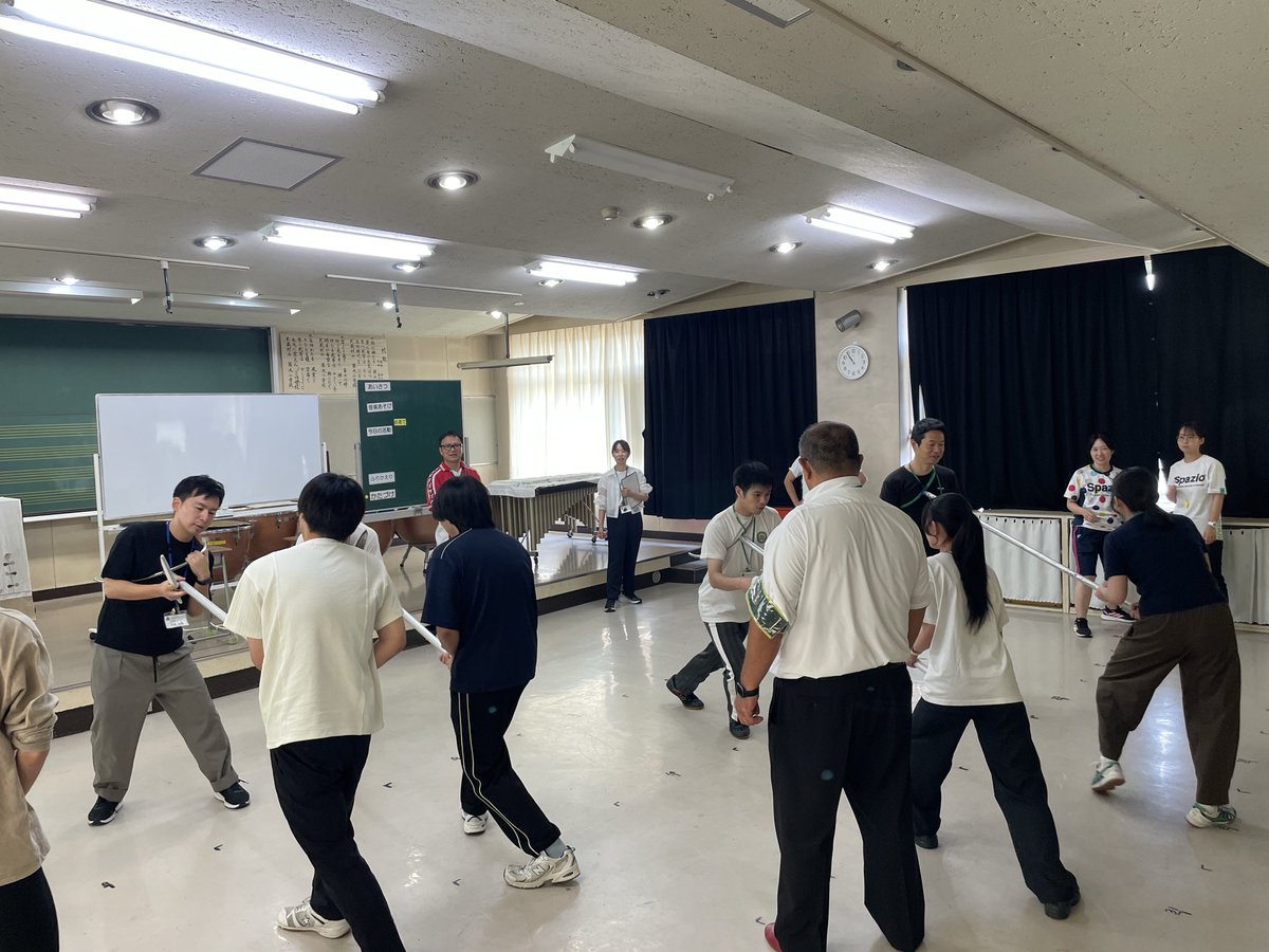 7月21日(火)不審者対応訓練 夏季休業中ですが、休み時間中に不審者が