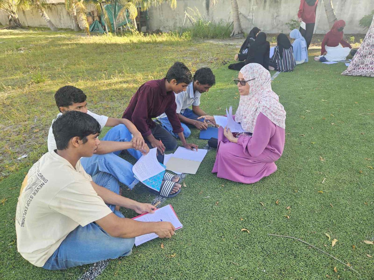 DhangethiSchool's tweet photo. Our Grade 10 students participated in the ADh. Atoll Study Camp 2026, where they joined fellow students from across the atoll in a meaningful learning experience filled with knowledge sharing, collaboration, and personal growth. https://t.co/JMjRhbTrRY