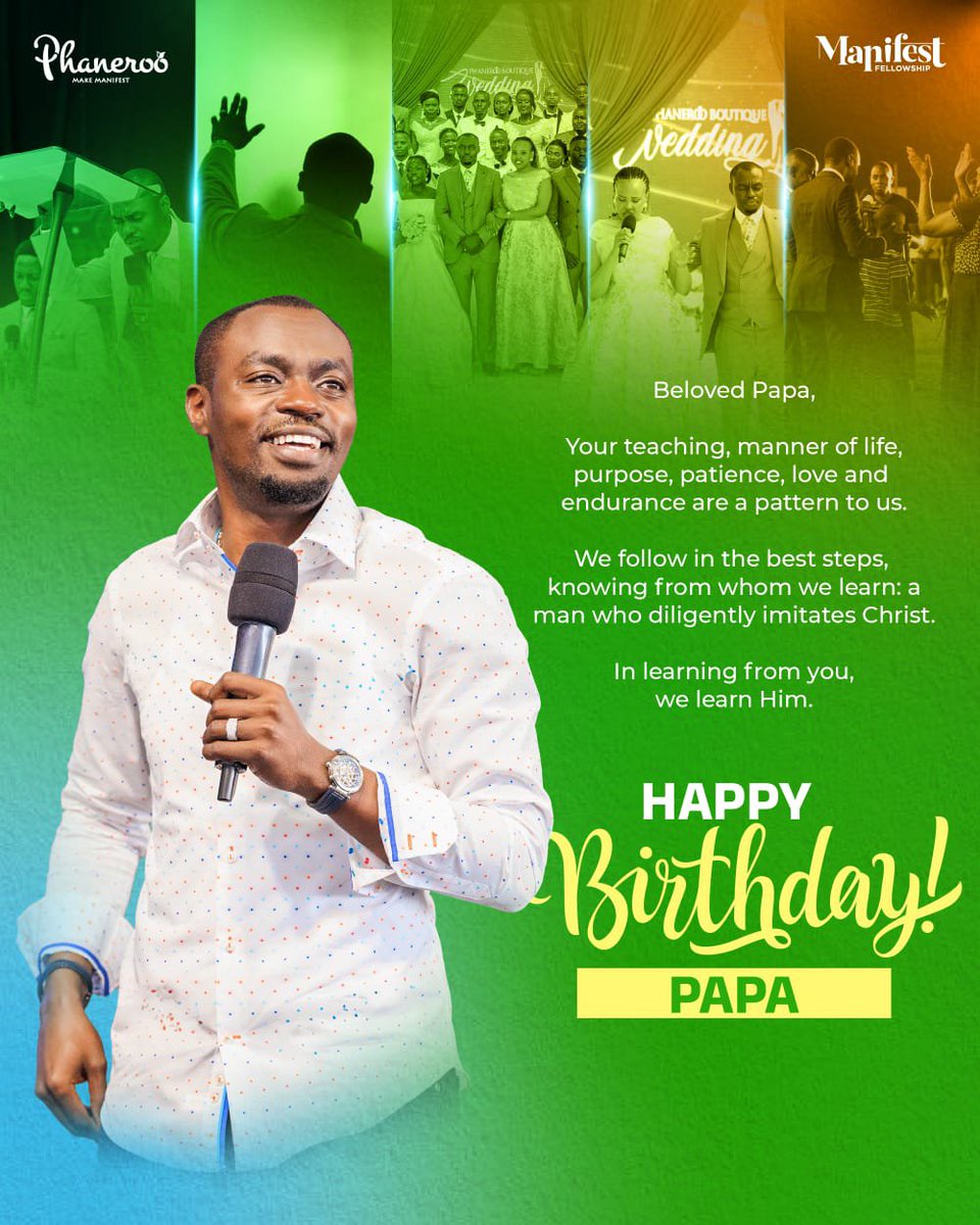 Phi_Kalema's tweet photo. Happy Birthday to the most amazing Spiritual Father to walk this earth. I honor you so much.@Phanerookampala https://t.co/xFEHBfhLbf