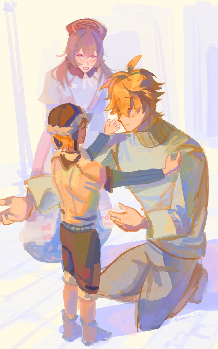 Altair_22's tweet photo. happiest of birthdays to him... really hoping we get to see him with his family... WAUGHHHH... BE HAPPY CHUD CHILDE 🫶🫶🫶

#タルタリヤ生誕祭2026 #GenshinImpact #childe #tartaglia https://t.co/9QTn6BeUJo
