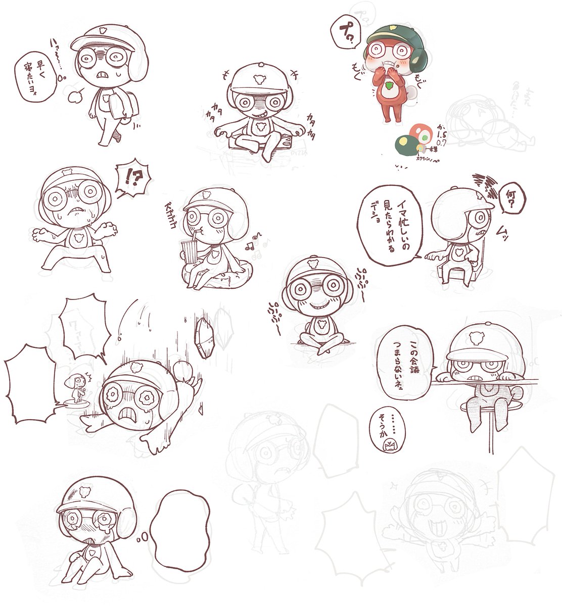 shaxyuxyo's tweet photo. このトロロ新兵全部描いたら支部にまとめよう https://t.co/hbpgAZrIOh