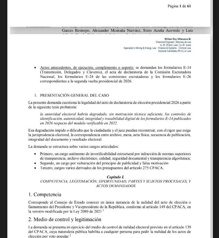 CompaSaymon's tweet photo. #DemandaDeNulidad
#Petrismo #Abejas
#FraudeElectoral
#CNE 
#Penagos 
#ConsejoDeEstado https://t.co/XlGGd5Hkft