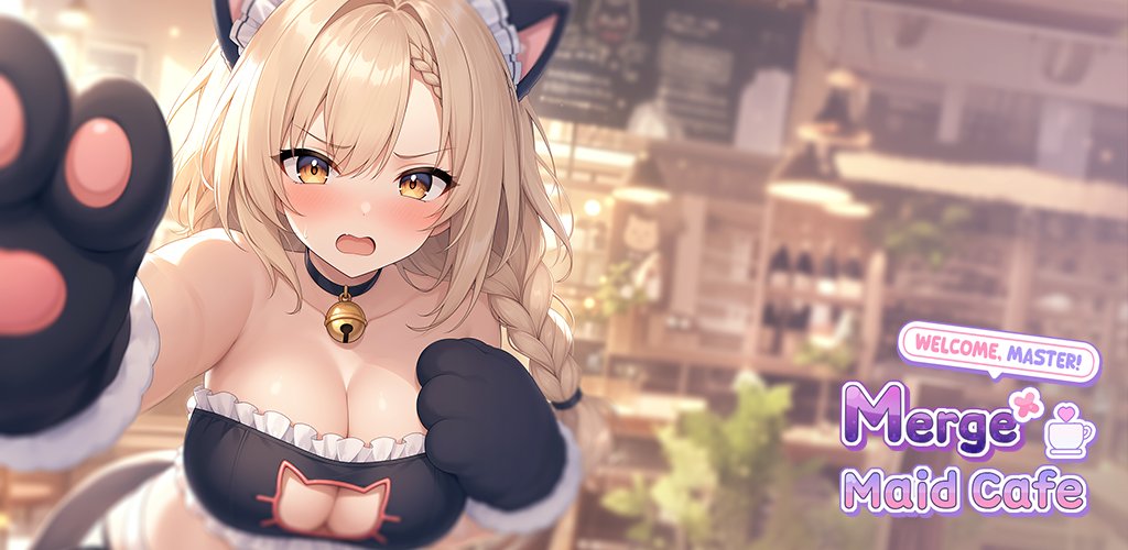 mergemaidcafe's tweet photo. 「マスターから見ても、この状況はおかしいと思いませんか？！ ぼーっと眺めていないで、何か言ってくださいってば！」

＂Doesn't this situation look strange to you too, Master?! Stop staring at me like that and say something already!＂

「마스터가 보시기에도 이 상황이 이상하지 않으세요?! 멍하니 감상하고 있지 마시고 뭐라도 말 좀 해보라니까요!」

#マージメイドカフェ #mergemaidcafe