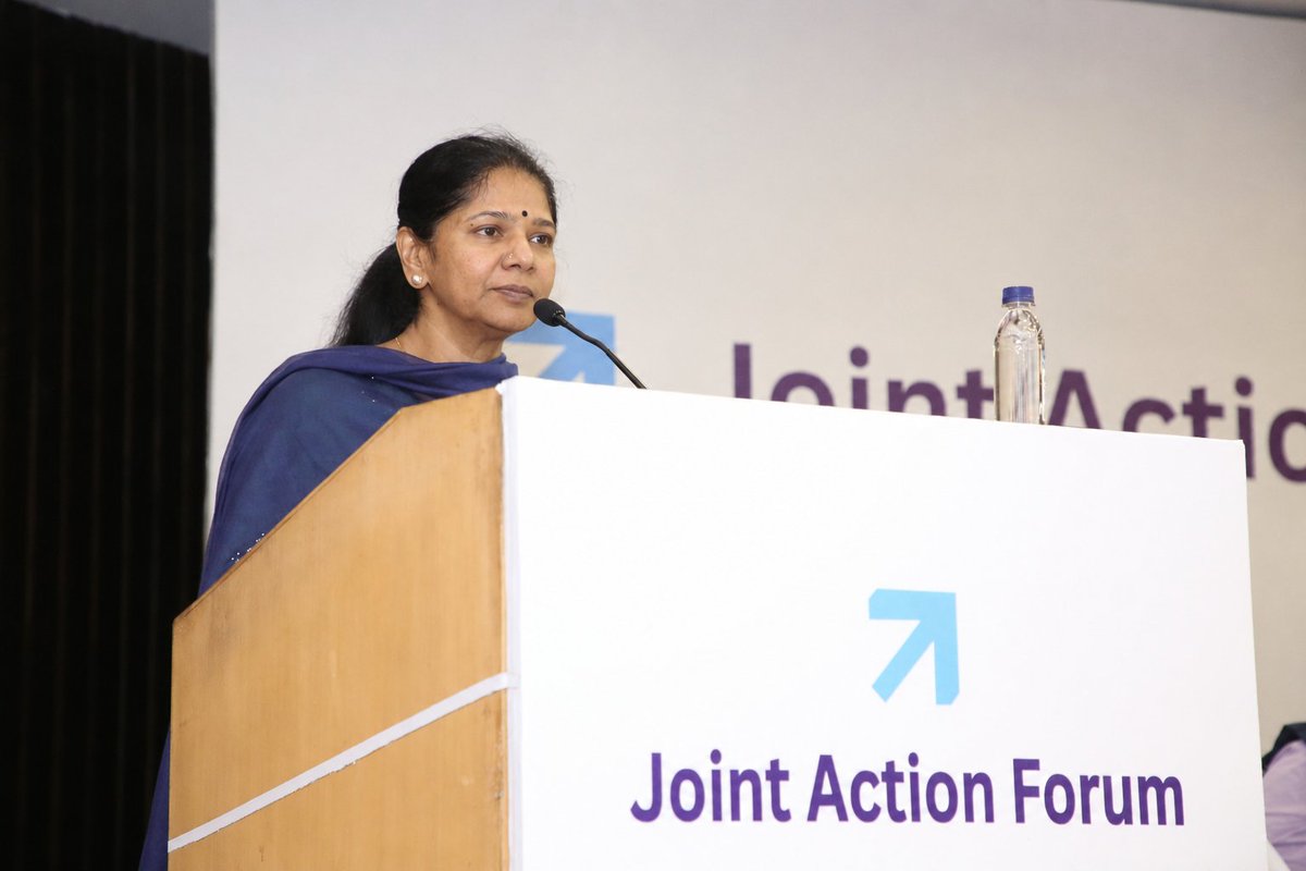 KanimozhiDMK's tweet photo. Yesterday, I attended the National Consultation on the FCRA (Amendment) Bill, 2026, in New Delhi, organised by the Joint Action Forum on Minorities.

The consultation brought together political leaders, religious leaders, legal experts, and members of civil society to deliberate on the proposed amendments and discuss the way forward to safeguard constitutional rights, democratic values, and the freedom of association.