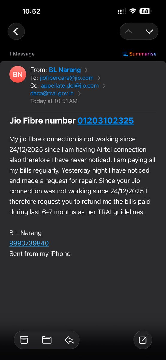 NarangBL's tweet photo. @reliancejio @TRAI @JM_Scindia @Officejmscindia @DoT_India https://t.co/Z85dBcG7o1
