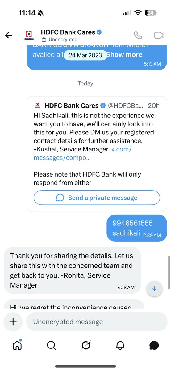 sadhikali_'s tweet photo. @HDFCBank_Cares @HDFC_Bank @DinersClub This is an absurd response. My X profile name has nothing to do with whether a Diners Club card works on a Federal Bank POS terminal. Please investigate the actual issue. https://t.co/UfHPCl7LyT