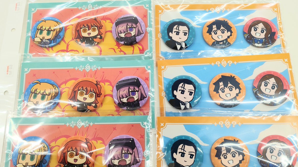 入荷情報〰️ 『FGO』 缶バッジ 各種入荷致しました✨️ お譲りが