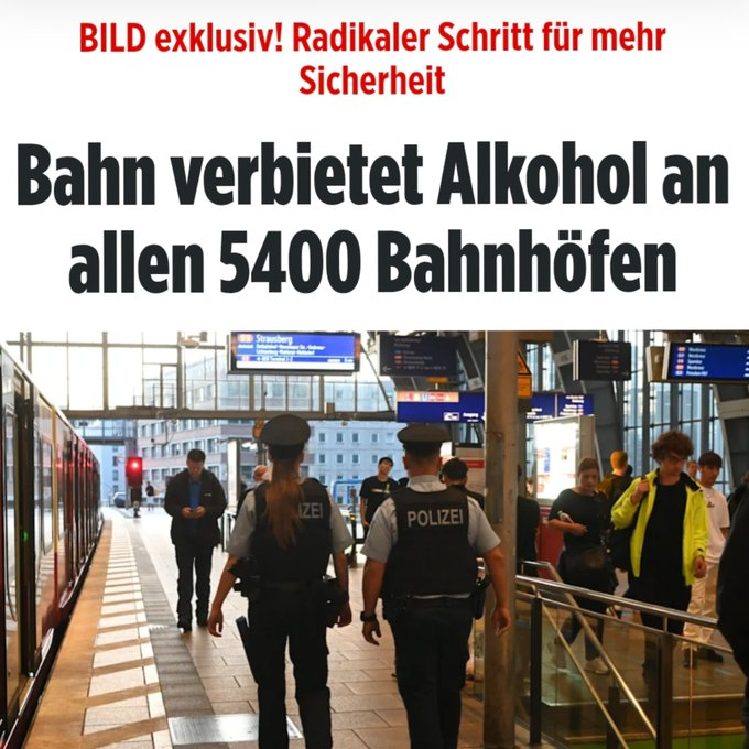 webaxvita's tweet photo. Die meisten radikalen Moslems trinken doch eh keinen Alkohol. Wie soll das jetzt mehr Sicherheit bringen? 🤔 https://t.co/MyQoC7Ttfg