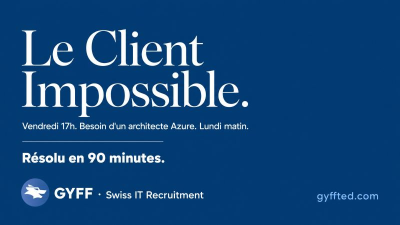 MusialAnneLaure's tweet photo. Un Manager m’a appelée un vendredi à 17h.

Il avait besoin d’un architecte cloud Azure, bilingue français-anglais, disponible lundi matin, pour un projet critique. 
Ma réaction intérieure : impossible 😅 
Ma réaction externe : “Laissez-moi 2 heures.” 💪 
J’ai ouvert notre réseau GYFF, pas un jobboard, pas LinkedIn Recruiter, notre propre réseau de profils IT que nous suivons, que nous connaissons, dont nous savons exactement où ils en sont. 
En 90 minutes, j’avais deux noms. 

Le lundi matin, le Manager avait son architecte! 🥳 
Ce n’est pas de la magie, c’est du travail de fond, des mois à construire des relations, pas des bases de données. 
Le recrutement IT d’urgence, ça ne s’improvise pas, ça se prépare. 

Vous avez un besoin urgent ? Appelez-moi avant le vendredi 17h. 
📞 +41 76 492 69 37 

#RecrutementIT #UrgenceIT #Genève #ArchitecteCloud #GYFF