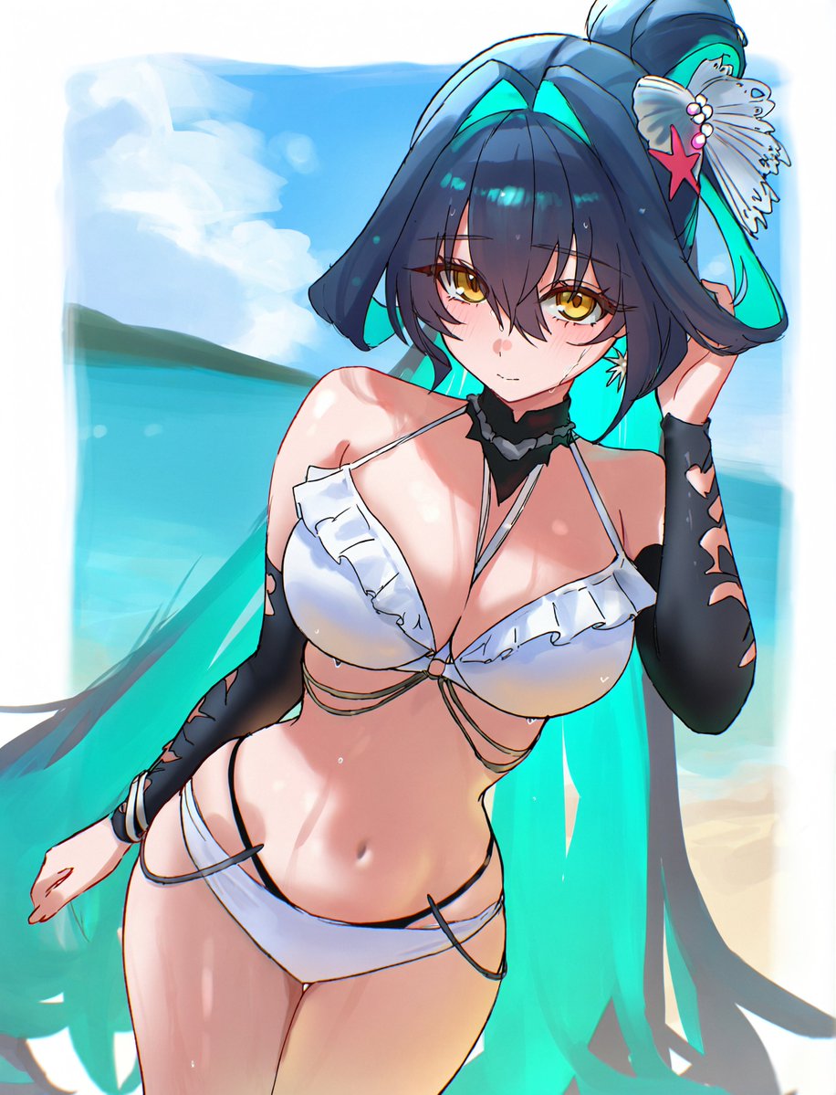 yassaimonoALT's tweet photo. Little Mermaid 🌊 #NIKKEfanart #NIKKE #ニケ https://t.co/LSJseeA0Xm