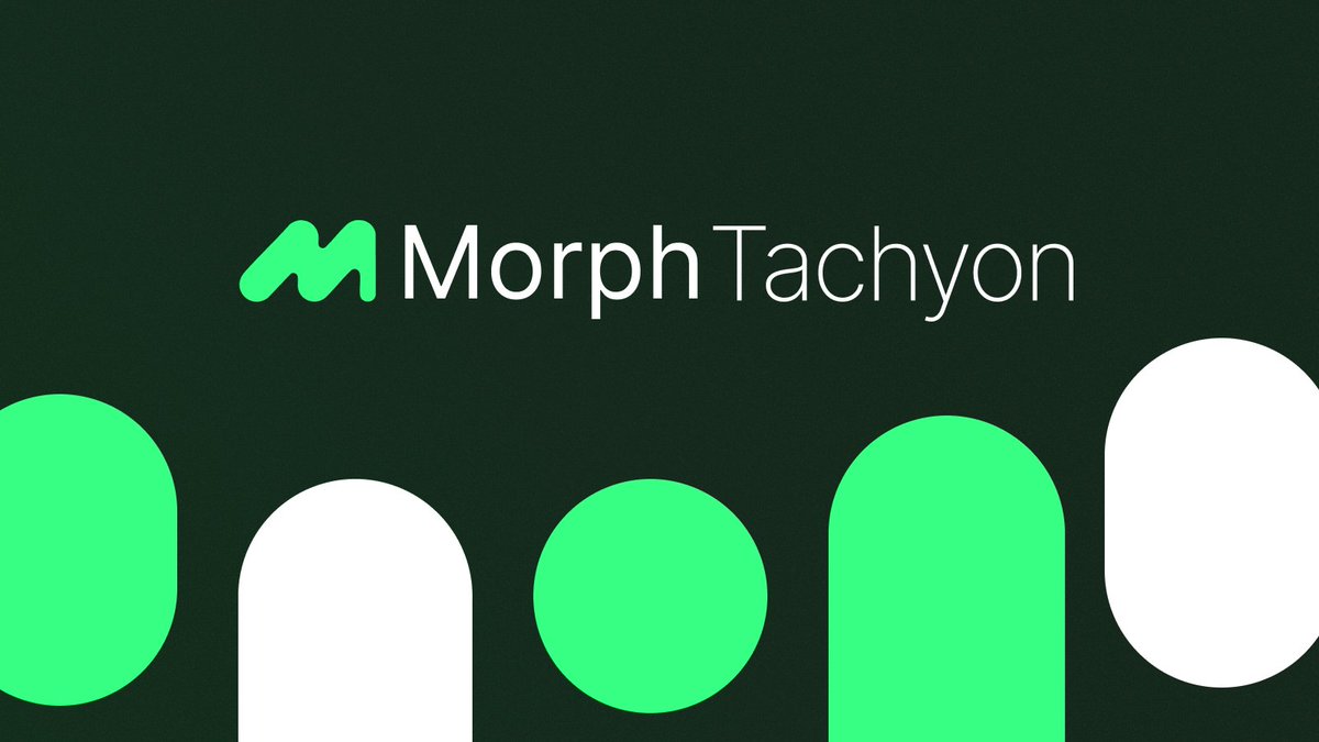 Morph_ZH's tweet photo. 欢迎来到 Morph Tachyon - 一条专为链上交易和高性能金融市场打造的独立 Layer1。

Morph 主网将持续专注于支付、稳定币和开放金融，Tachyon 则进一步拓展生态，为高性能链上交易打造专属 Layer 1。

支付与交易，需要不同的基础设施。
Morph 正��构建覆盖更多链上金融场景的双层架构。

了解更多 ↓ https://t.co/CR2OJXgeyU