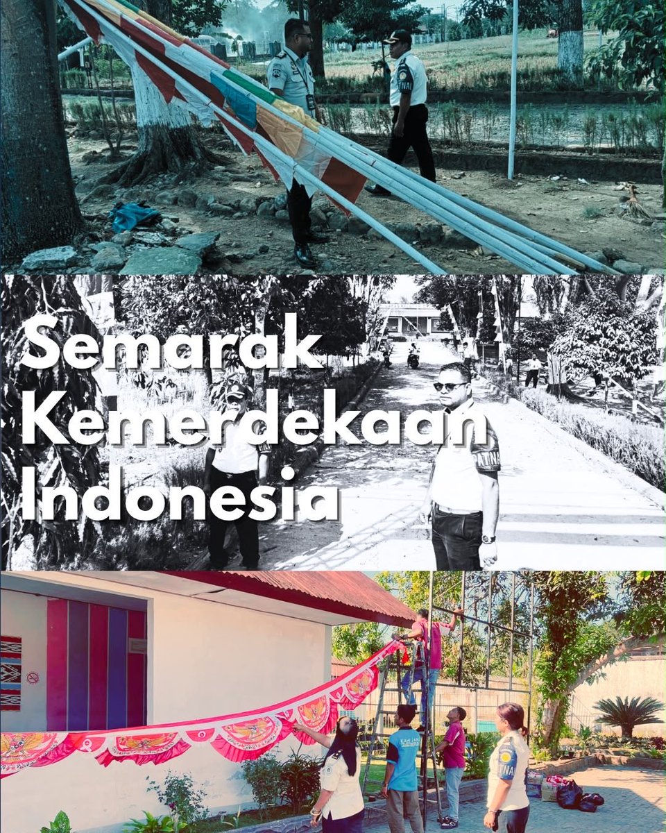 PolsuspasAtamb1's tweet photo. *Sambut HUT Ke-81 RI, Lapas Atambua Bersolek dengan Pemasangan Umbul-Umbul Merah Putih* https://t.co/KpHVFdD3OF