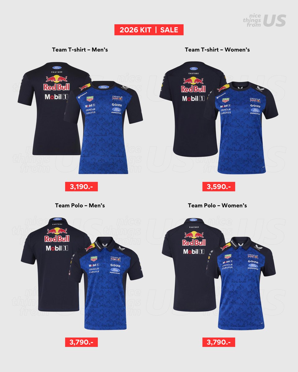 nthingsfromUS's tweet photo. SALE 40% 🔥🔥

Red Bull F1 Team 🏎️💙 2026 Team Kit รุ่นใหม่ล่าสุดของปีนี้

☑️ มีทั้งไซส์ Men's / Women's

♡ เริ่มต้น 3,190.-

ส่งฟรีในไทย &amp; มัดจำได้ 50%
✈️ รอสินค้า 3-4 weeks

#ตลาดนัดF1 #พรีเมกา #พรีออเดอร์อเมริกา #พรีออเดอร์usa https://t.co/JB6cljSm1v