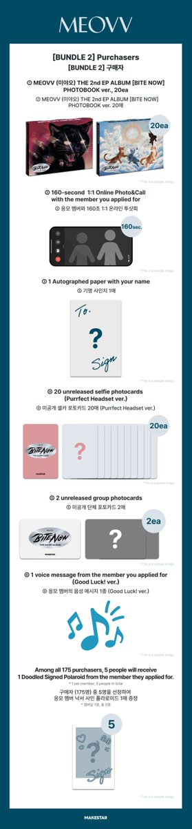 ✨MEOVV (미야오) THE 2nd EP ALBUM [BITE NOW] 1:1 ONLINE PHOTO&CALL