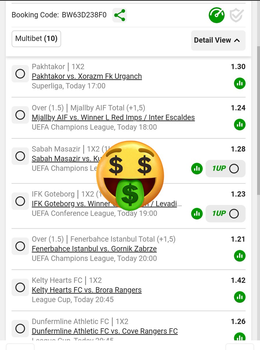 OmphemetseDich1's tweet photo. 🚨 Today's Games🚨 
10 Game's ⚽🏟️ 
10 odds🤑🍏 

I just placed a bet with Betway. Tap here to copy my bet or search for this booking code in the Multi Bet betslip BW63D238F0 https://t.co/CGcwZ3O3qJ https://t.co/Pt3e3Bw7ob