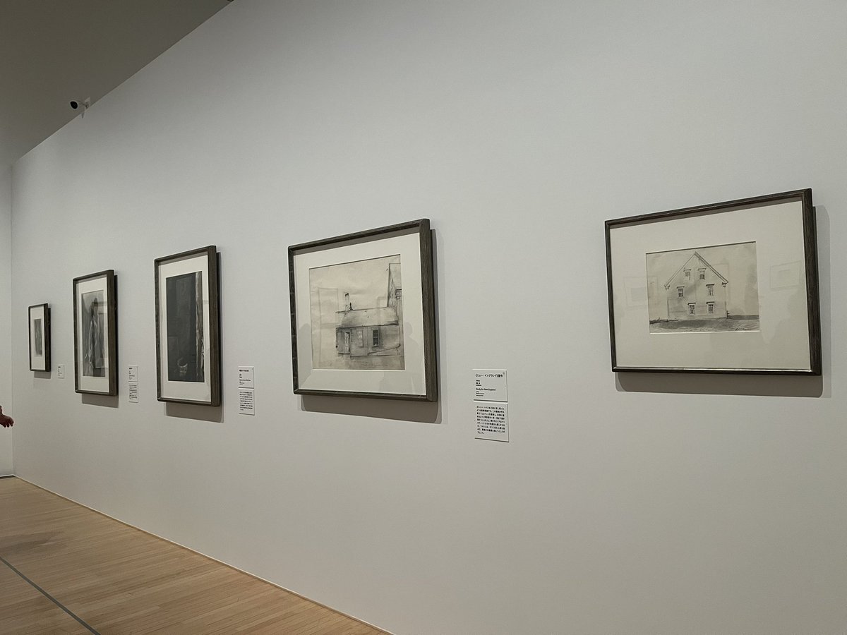 the_32o's tweet photo. 豊田市美術館のアンドリュー・ワイエス展へ

気温が４０℃とからしいので、自転車で行くのはやめときましたw
たっぷり楽しめた！
最高でした！ https://t.co/6qdOVQRDVO